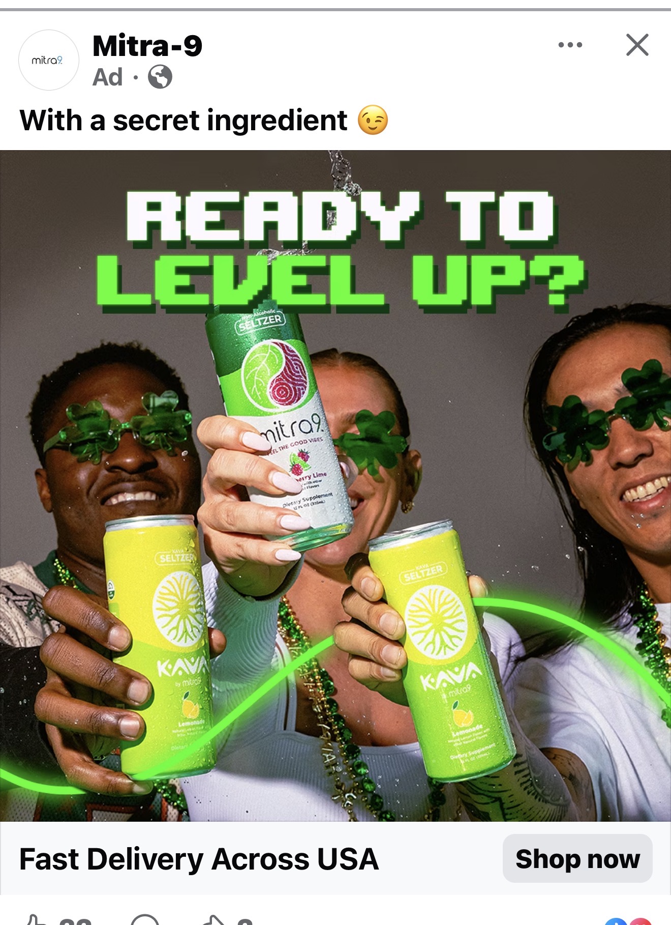 Facebook kratom advertisement example 2