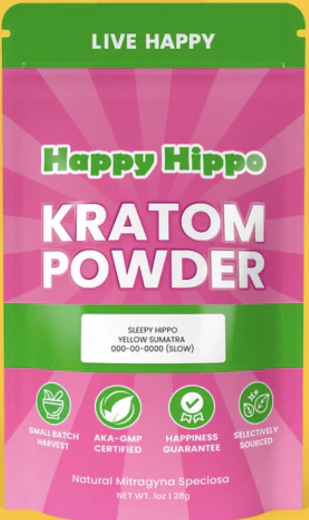 Kratom product packaging example 3