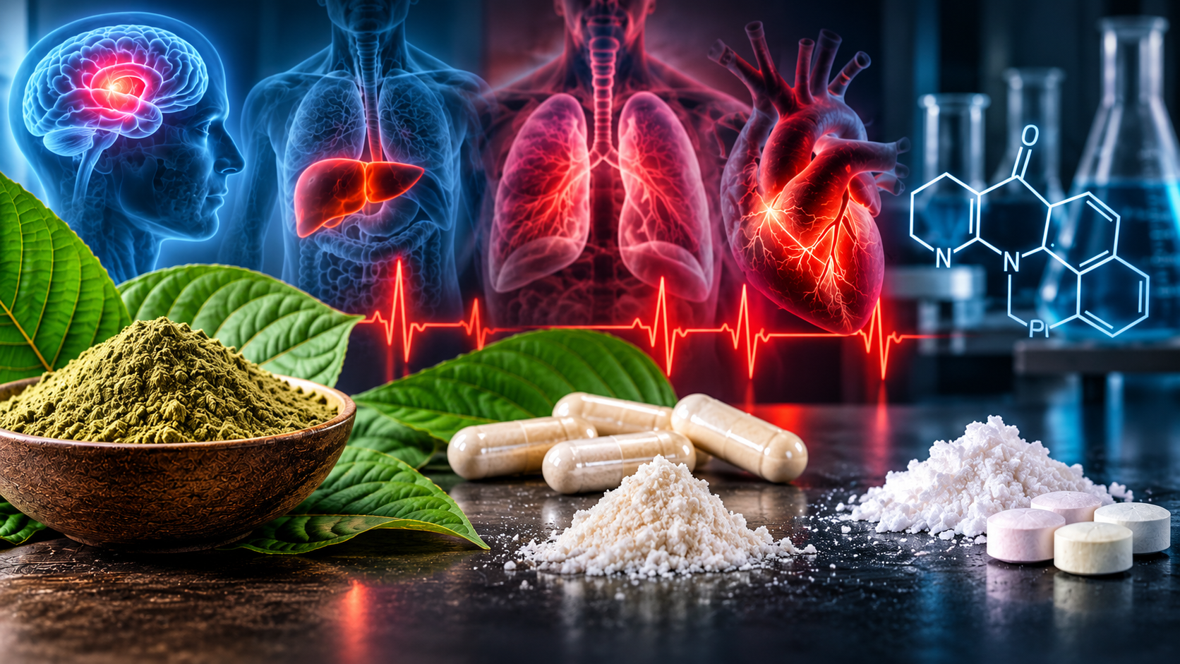 Comparison of kratom, 7-hydroxymitragynine and mitragynine pseudoindoxyl toxicity using PubMed, FDA adverse-event and Poison Center data